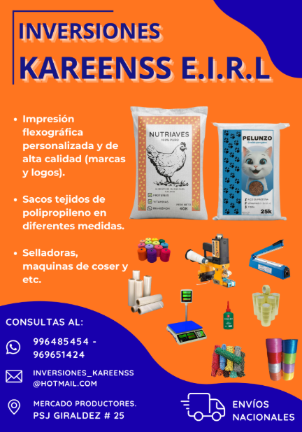 Sacos de polipropileno tejidos
